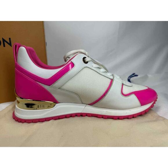 Louis Vuitton Run Away Sneaker Pink And White US Size 10 SPB-TS 356380 - Picture 4 of 13